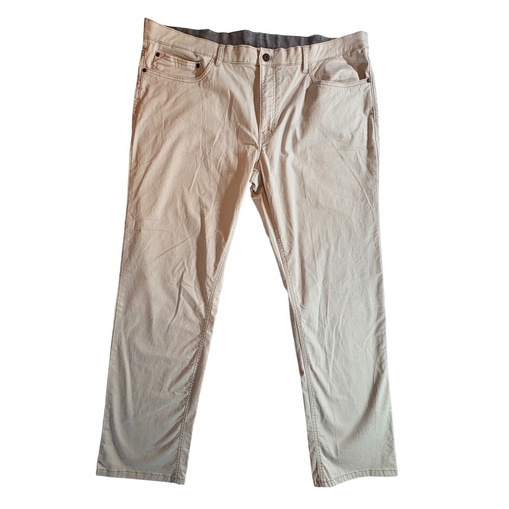 Copper & Oak Mens 42x32 Tan Straight Leg Stretch Chino Pants Casual Khakis